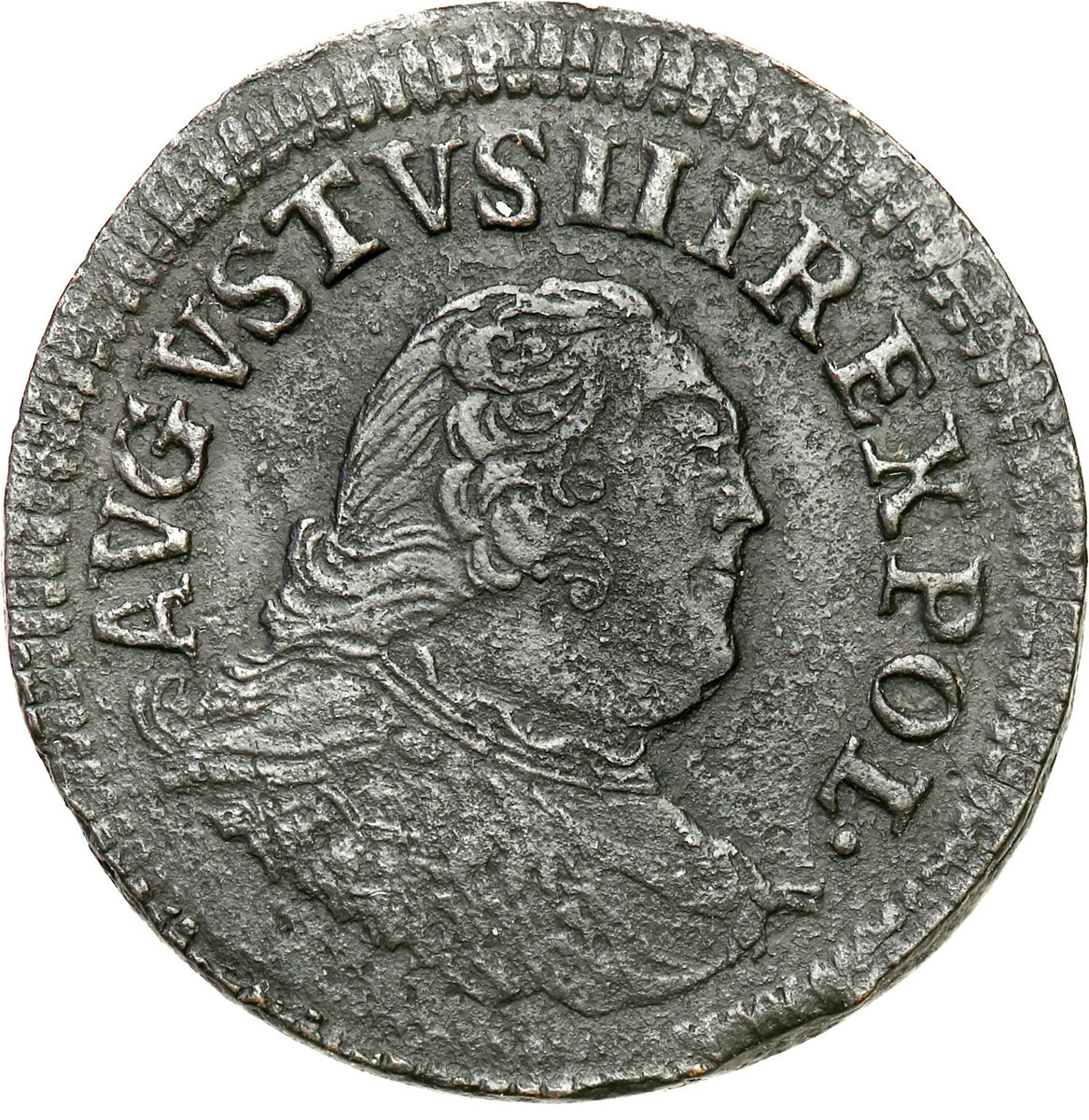 August III. Grosz (3 szelągi) 1755, Gubin?